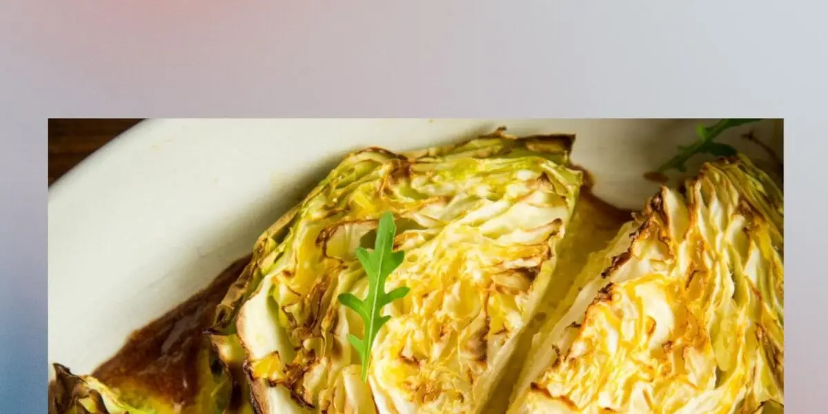 Crispy air fryer cabbage recipe with caramelized edges