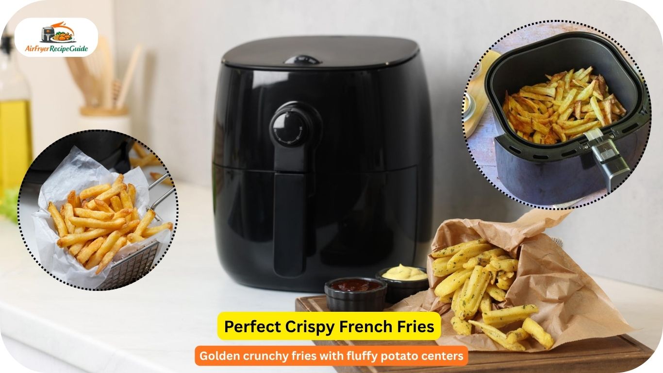 Homemade crispy air fryer french fries