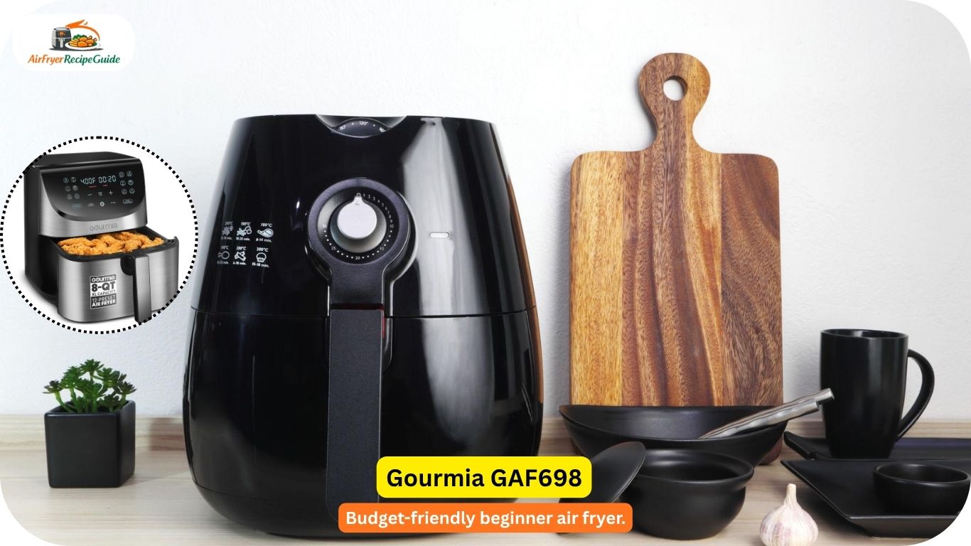 Gourmia air fryer on kitchen counter