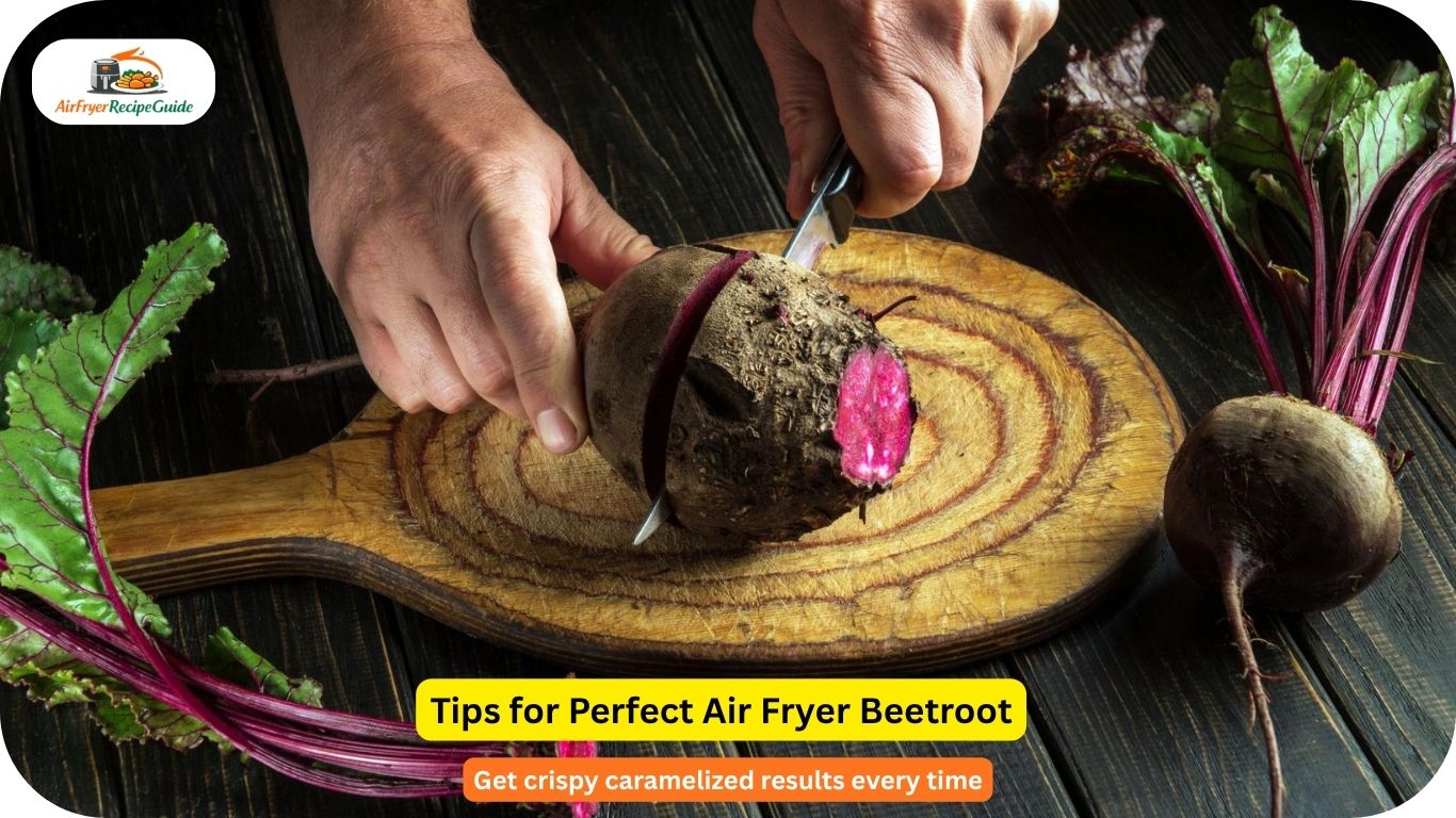 Air fryer beetroot cooking tips preparation process