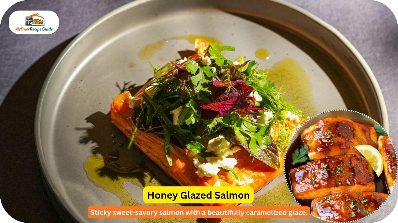 honey glazed salmon in air fryer