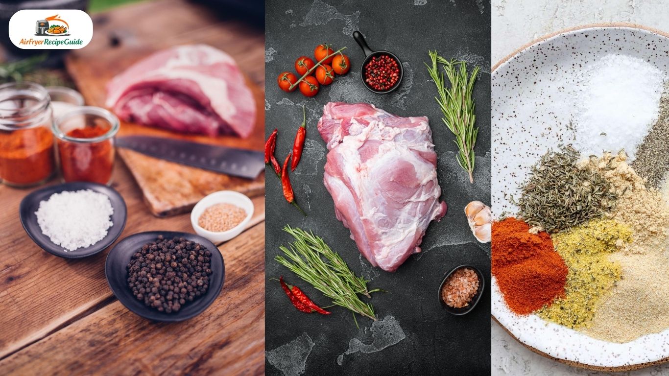 Ingredients needed for air fryer pork roast recipe