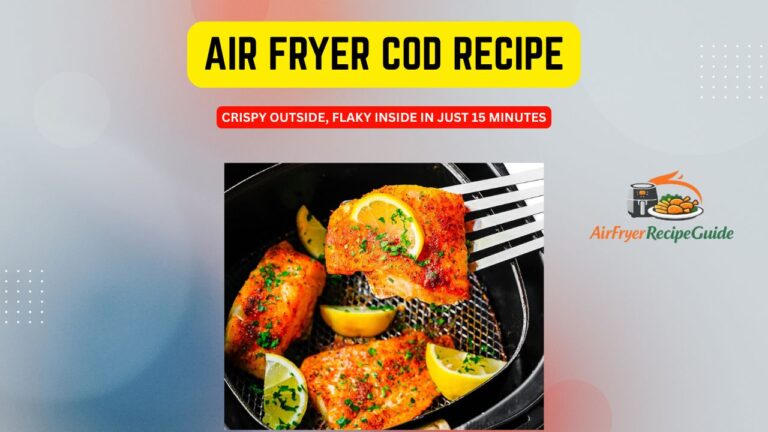 cod airfryer recipe