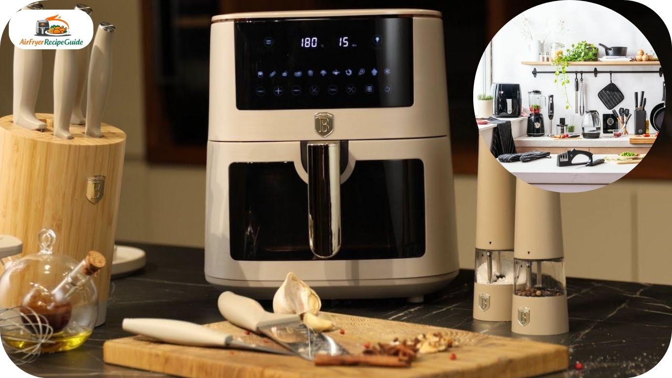 Air fryer and tools for making kale chips