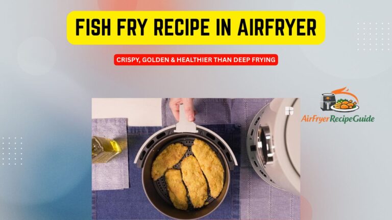 fish fry recipe in airfryer